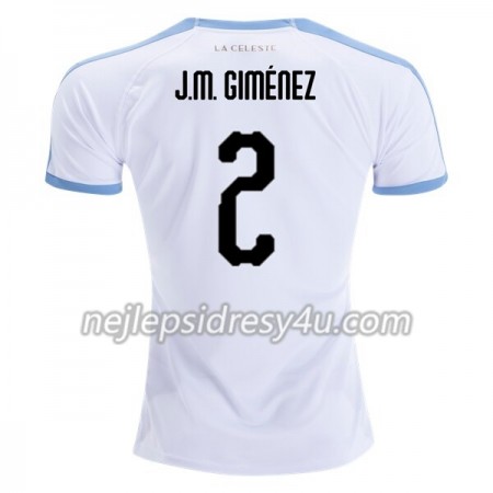 Fotbalový Dres Uruguay Jose Gimenez 2 Venkovní Copa América 2019